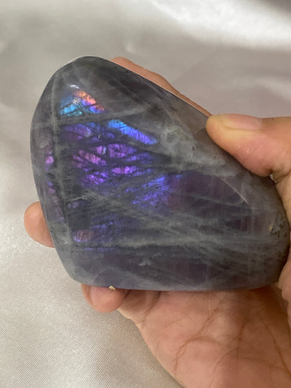 Purple flash labradorite