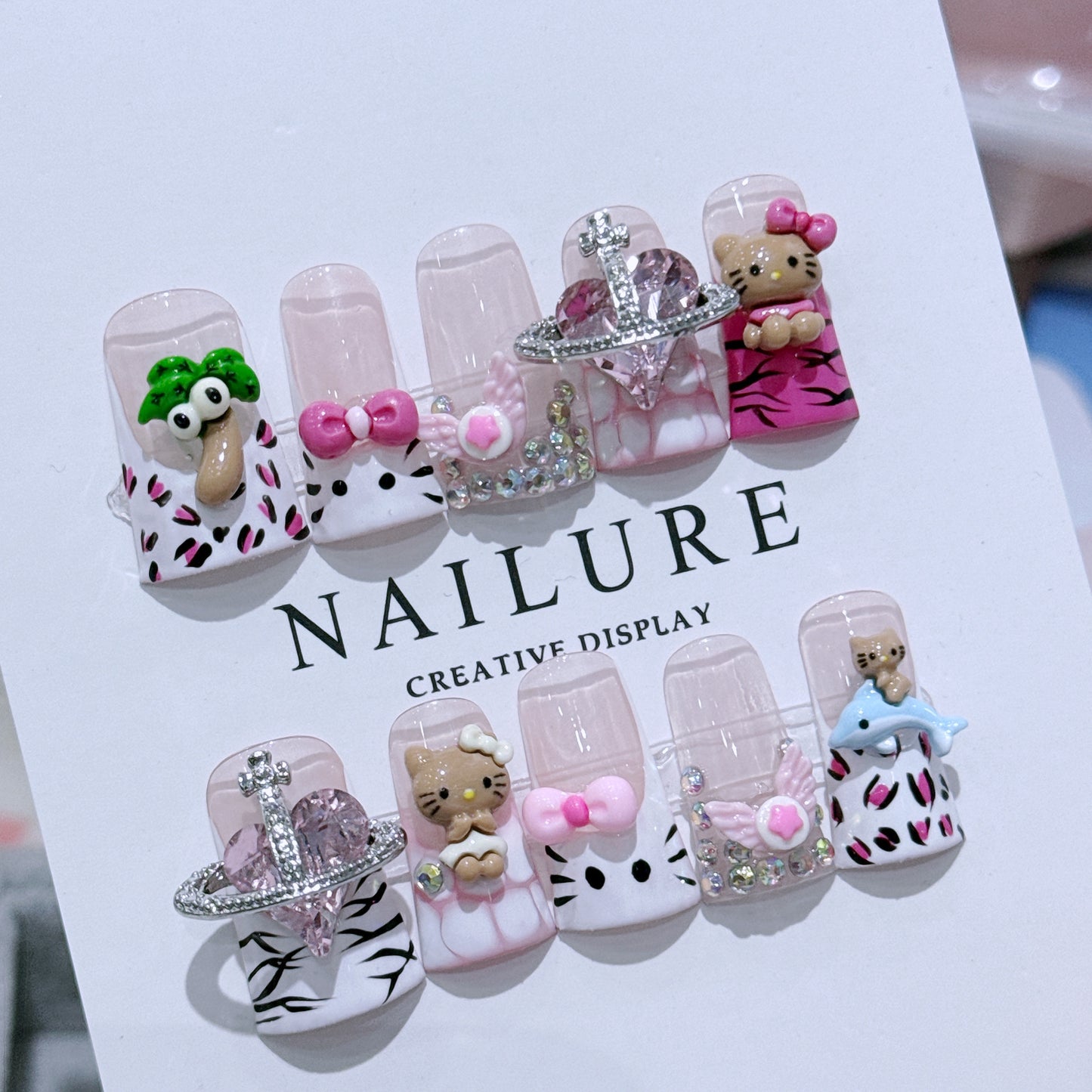 Duck Nails HelloKitty